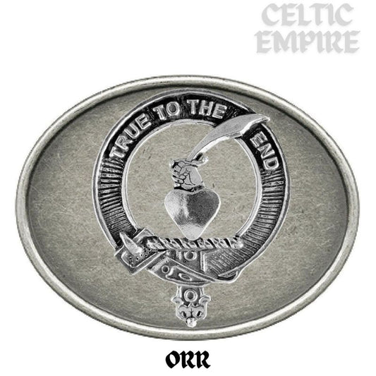 Orr Family Clan Crest Regular Buckle