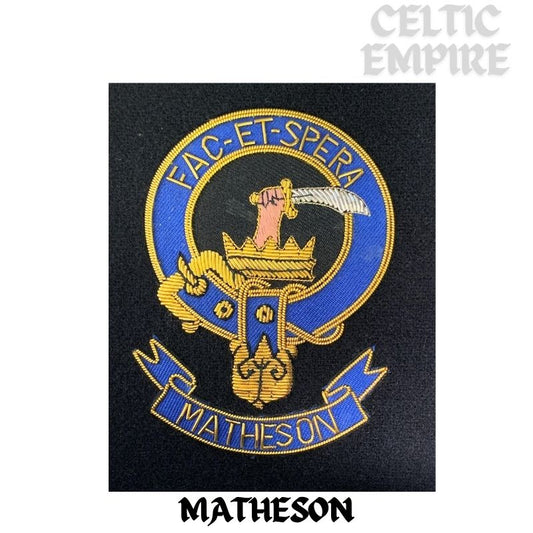 Matheson Scottish Family Clan Embroidered Crest