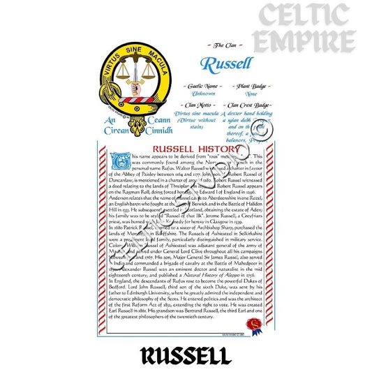Russell Scottish Family Clan History