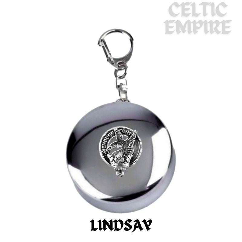 Lindsay Scottish Family Clan Crest Folding Cup Key Chain