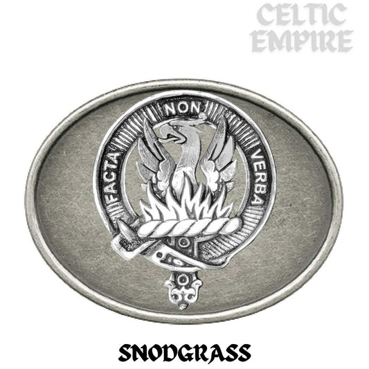 Snodgrass Family Clan Crest Regular Buckle