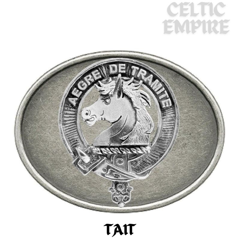 Tait Family Clan Crest Regular Buckle