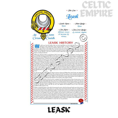 Leask Scottish Family Clan History