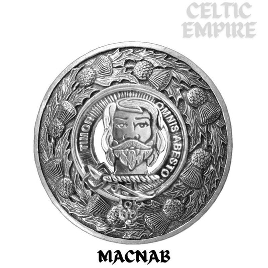 MacNab Family Clan Badge Scottish Plaid Brooch