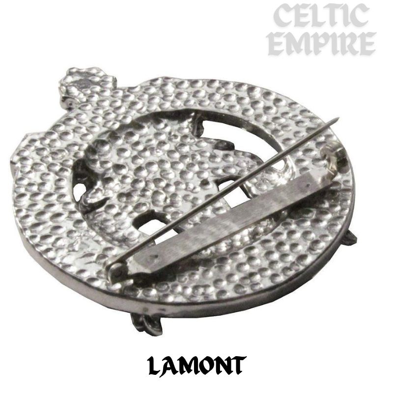 Lamont Family Clan Crest Scottish Cap Badge