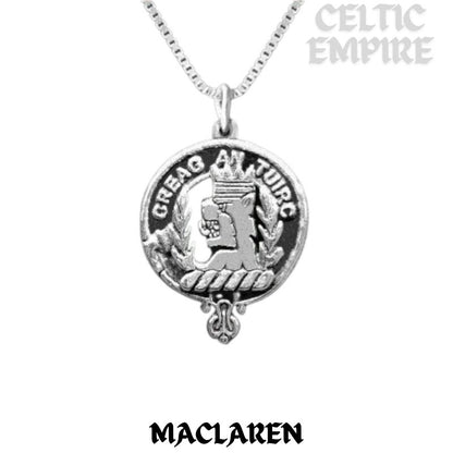 MacLaren Family Clan Crest Scottish Pendant