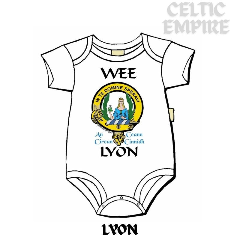 Lyon Scottish Family Clan Crest Baby Jumper