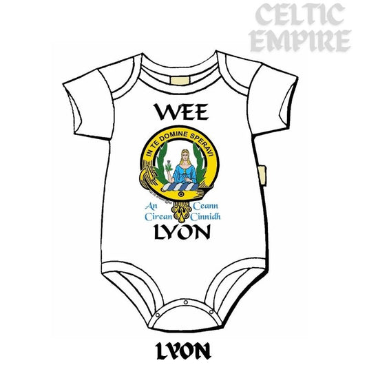 Lyon Scottish Family Clan Crest Baby Jumper