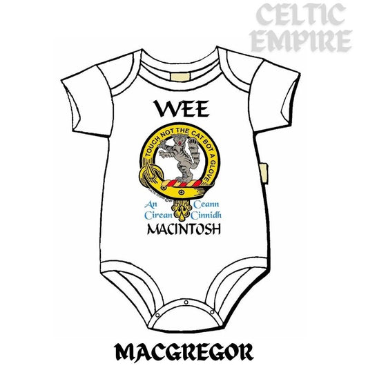 MacIntosh Scottish Family Clan Crest Baby Jumper