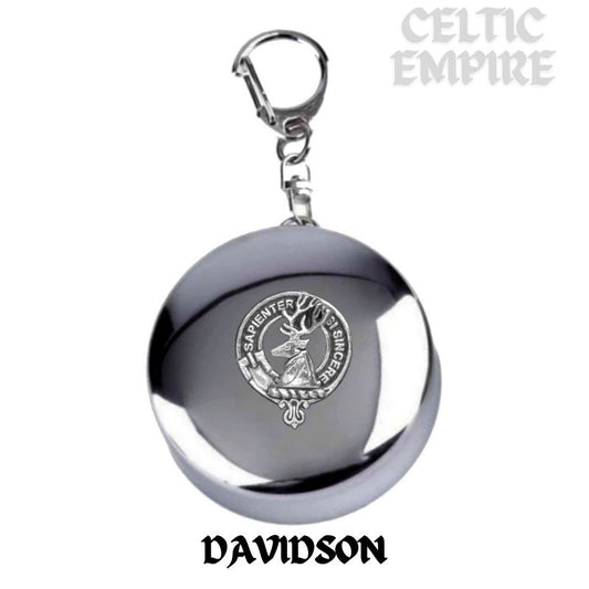 Davidson Scottish Family Clan Crest Folding Cup Key Chain