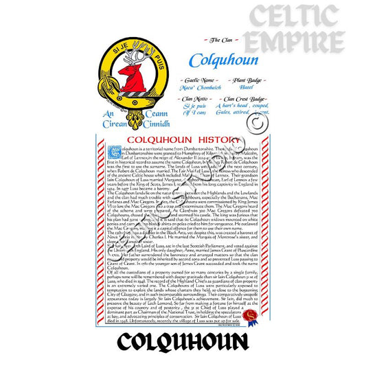 Colquhoun Scottish Family Clan History