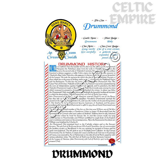 Drummond Scottish Family Clan History