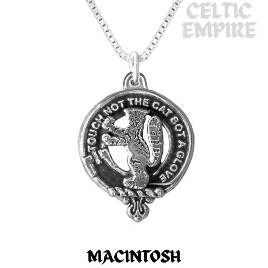 MacIntosh Family Clan Crest Scottish Pendant