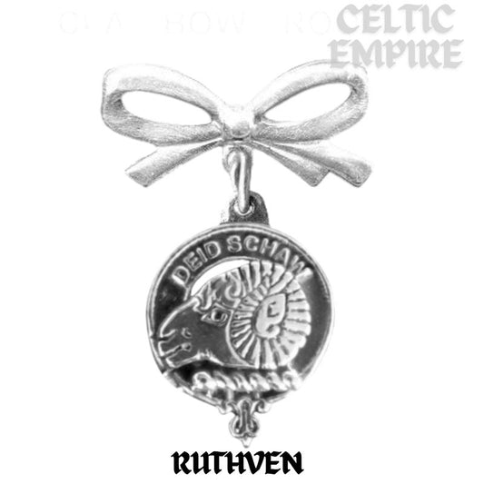 Ruthven Scottish Family Clan Bow Brooch