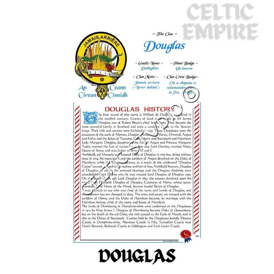 Douglas Scottish Family Clan History