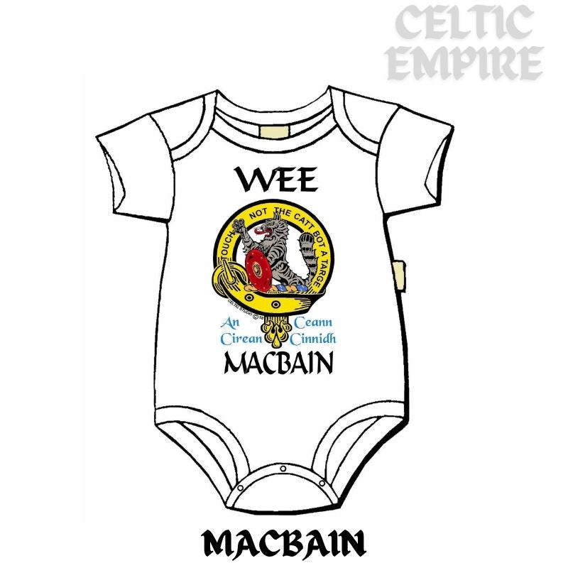 MacBain Scottish Family Clan Crest Baby Jumper