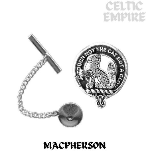 MacPherson Family Clan Crest Scottish Tie Tack/ Lapel Pin