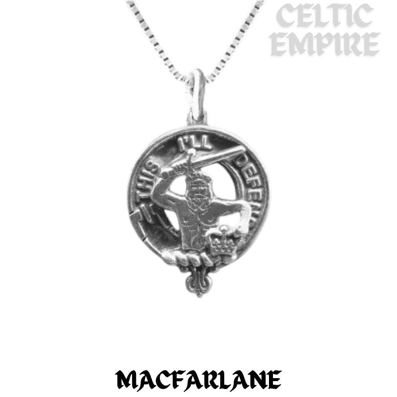 MacFarlane Family Clan Crest Scottish Pendant
