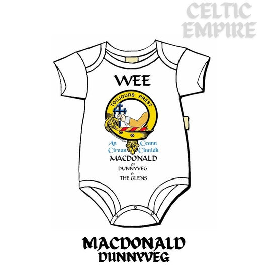 MacDonald Dunnyveg & The Glens Scottish Family Clan Crest Baby Jumper