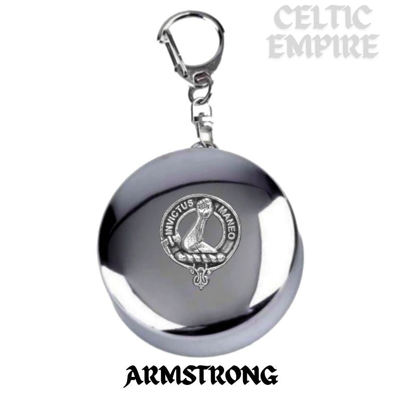 Armstrong Scottish Family Clan Crest Folding Cup Key Chain