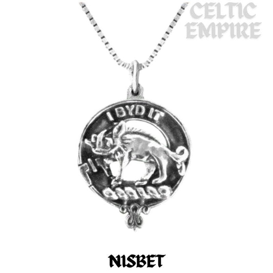 Nisbet Family Clan Crest Scottish Pendant