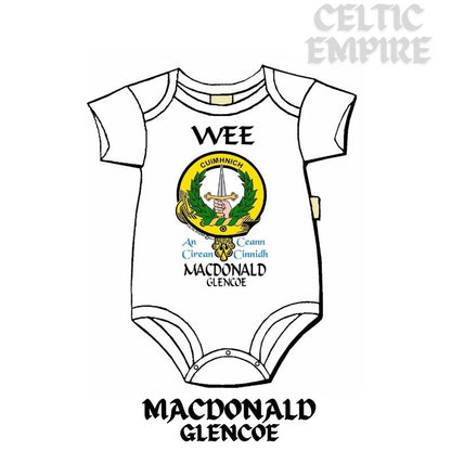 MacDonald (Glencoe) Scottish Family Clan Crest Baby Jumper