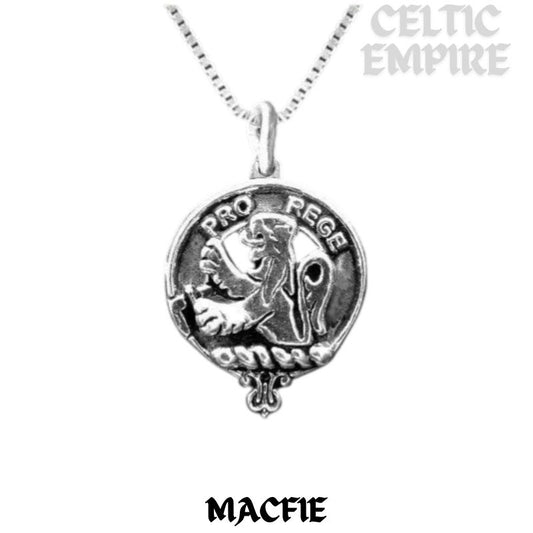 MacFie Family Clan Crest Scottish Pendant