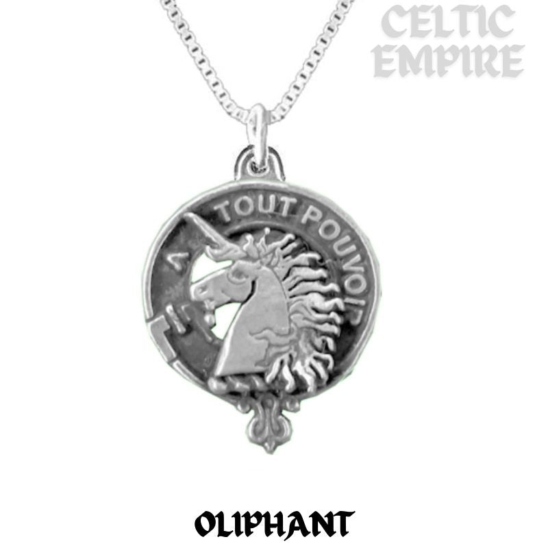 Oliphant Family Clan Crest Scottish Pendant