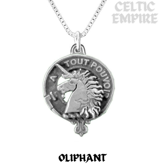 Oliphant Family Clan Crest Scottish Pendant