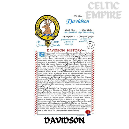 Davidson Scottish Family Clan History