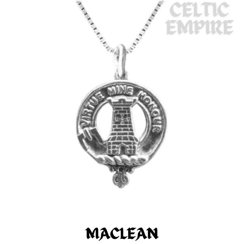 MacLean Family Clan Crest Scottish Pendant