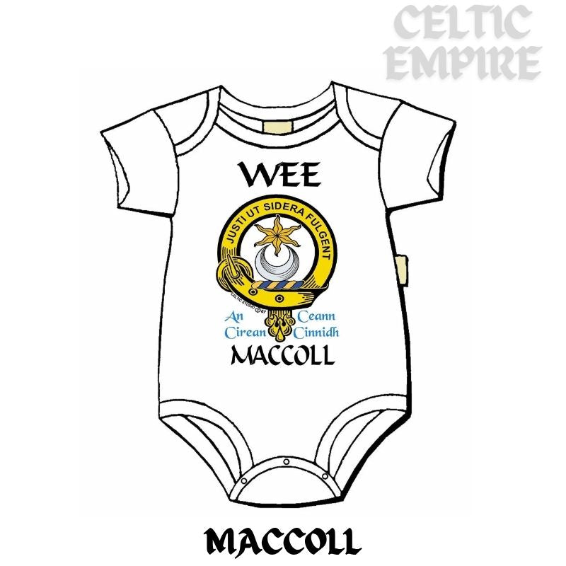 MacColl Scottish Family Clan Crest Baby Jumper