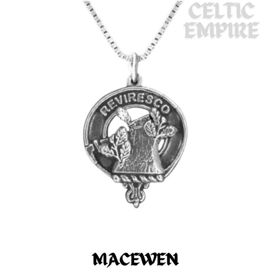 MacEwen Family Clan Crest Scottish Pendant