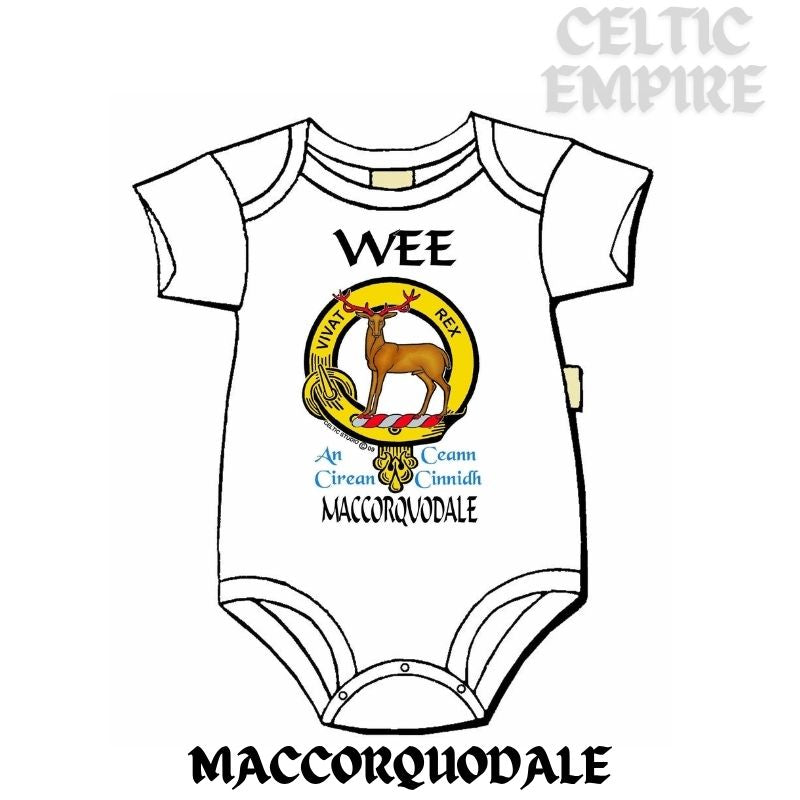 MacCorquodale Scottish Family Clan Crest Baby Jumper