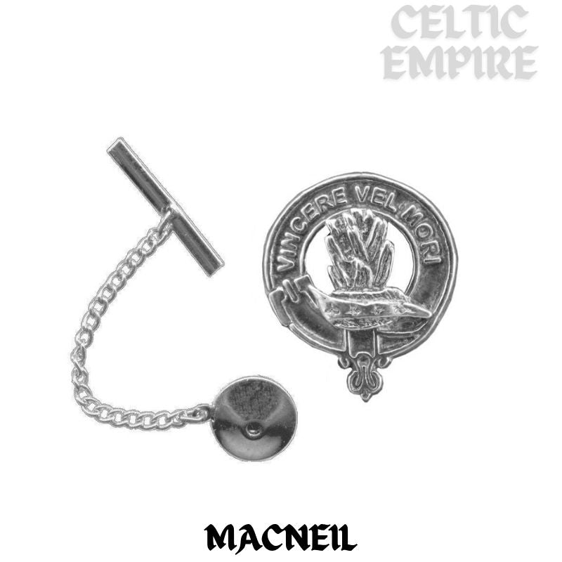 MacNeill Barra Family Clan Crest Scottish Tie Tack/ Lapel Pin