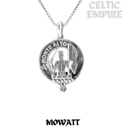 Mowatt Family Clan Crest Scottish Pendant