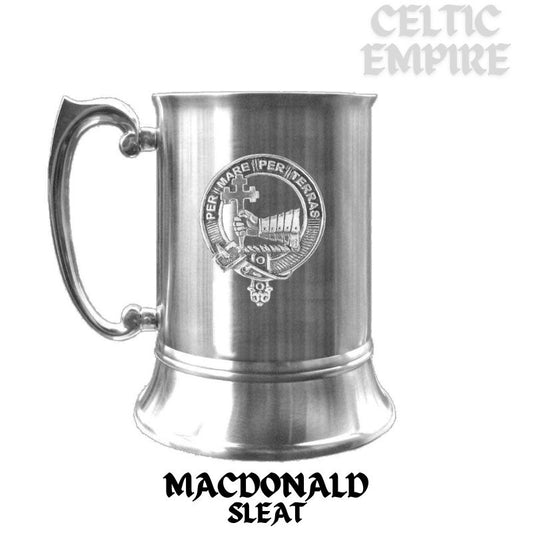 MacDonald (Sleat) Scottish Family Clan Crest Badge Tankard