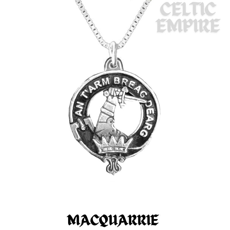 MacQuarrie Family Clan Crest Scottish Pendant