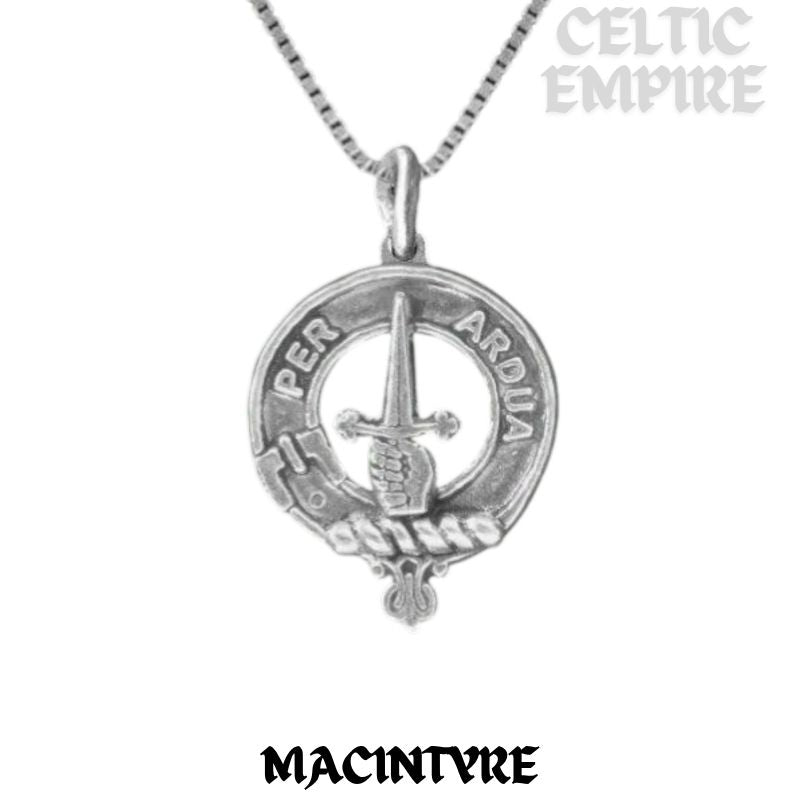 MacIntyre Family Clan Crest Scottish Pendant