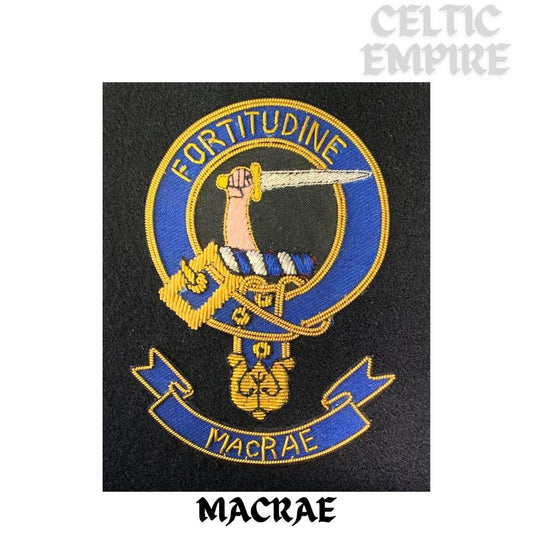MacRae Scottish Family Clan Embroidered Crest
