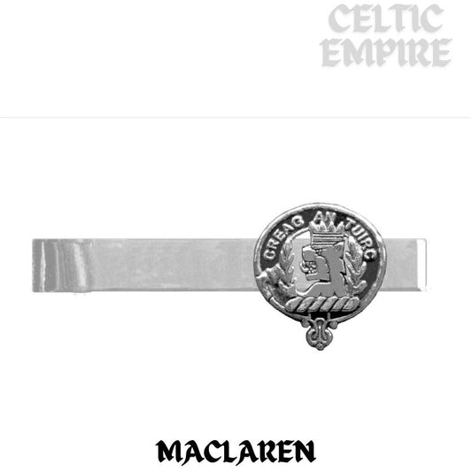 MacLaren Scottish Family Clan Clip Tie Bar