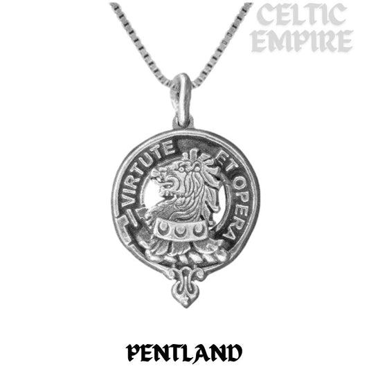 Pentland Family Clan Crest Scottish Pendant