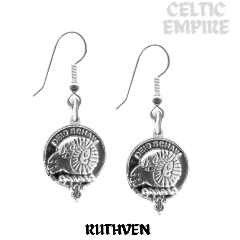 Ruthven Family Clan Crest Earrings