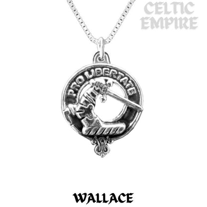 Wallace Family Clan Crest Scottish Pendant