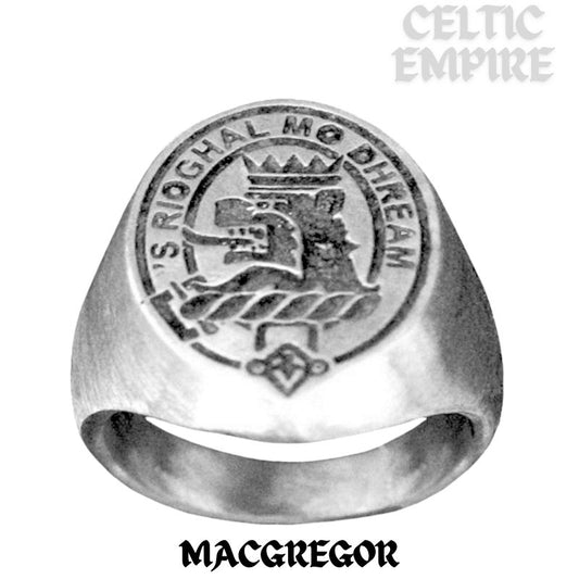 MacGregor Scottish Family Clan Crest Ring Family Crest, Seal, - All Family Clans