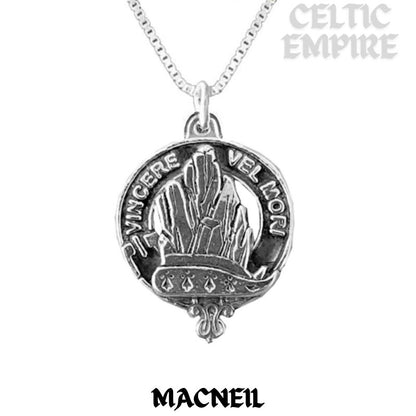 MacNeil Family Clan Crest Scottish Pendant