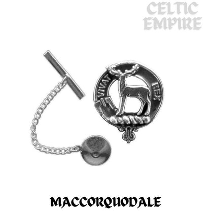 MacCorquodale Family Clan Crest Scottish Tie Tack/ Lapel Pin