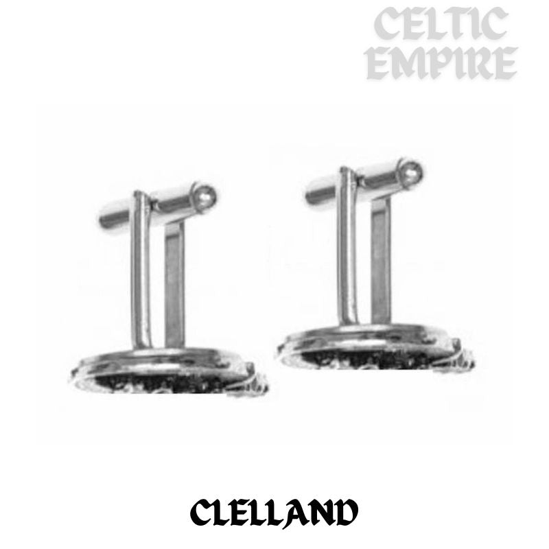 Clelland Scottish Family Clan Crest Cufflinks