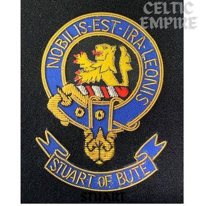 Stuart of Bute Scottish Family Clan Embroidered Crest