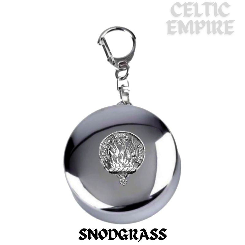 Snodgrass Scottish Family Clan Crest Folding Cup Key Chain